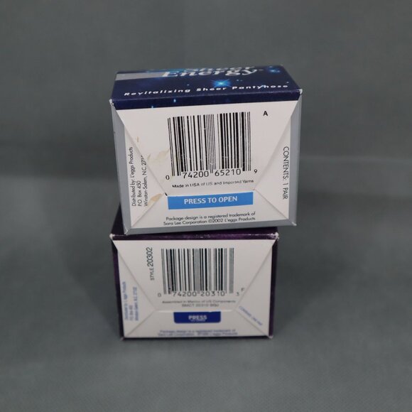 L'eggs Control Top Pantyhose Bundle Womens Q Y2K Coquette Retro Events Vintage - Picture 5 of 6